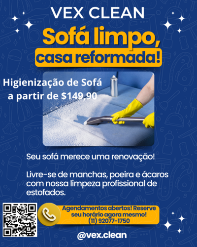 Limpeza de Sofá